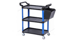 Nordberg Тележка инструментальная, 3 пластиковые полки, синяя T31B