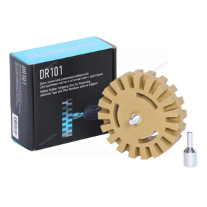 Nordberg Диск зачистной резиновый 100 мм ребристый для удаления скотча и остатков клея с адаптером DR101