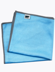 Dry monster Голубая микрофибра для стекол 35х40см 260 gsm Glass Diamond Blue DM3540