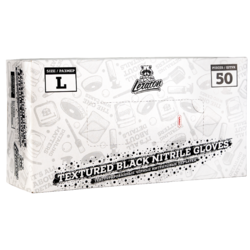 Ультрапрочные текстурированные перчатки нитриловые LERATON, L 50 шт