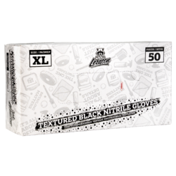 Ультрапрочные текстурированные перчатки нитриловые LERATON, XL 50 шт