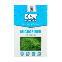 Dry Monster Полотенце для сушки DRY MONSTER повышенной плотности, зеленый, 50х60см