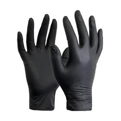 Dry Monster Перчатки нитриловые универсальные черные M DM-NGLOVES (BLACK)