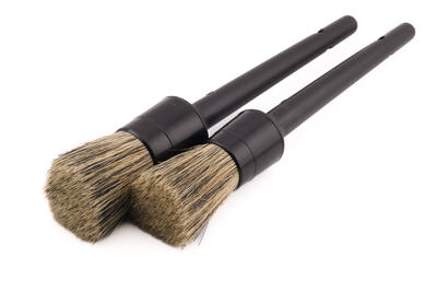 A302 Кисточки из натурального ворса PREMIUM Natural Hair Detaling Brush Set-2 2 шт (16,18 см., ворс 45мм) DBN-SET-2