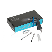 NORDBERG Пистолет продувочный с набором сменных сопел Ti21