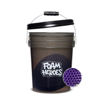 Foam Heroes ведро с сепаратором и крышкой для детейлинг мойки, 20л Detailing Bucket FHT062
