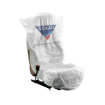 SOLID Seat covers накидка на сидение 790мм х 1300мм х 0,010мкм (100шт.) цвет белый 076.021.07