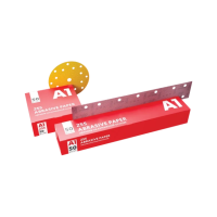 A1 Абразив на бумажной основе в полосках 255Abrasive paper 70*420 (14 отверстий) P180 с пылеотводом