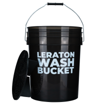 Прозрачное ведро для мойки автомобилей с сепаратором (черное) 20л CARWASH LERATON DETAILING BUCKET WBB