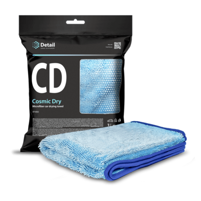 Detail Микрофибровое полотенце для сушки кузова CD «Cosmic Dry» 550 GSM 60х90 см (в упаковке) DT-0515