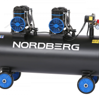 NORDBERG Компрессор безмасляный 220 В, ресивер 135 л, 500 л/мин NCEO135/500