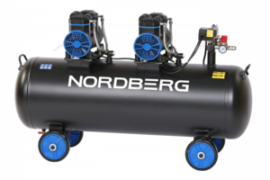 NORDBERG Компрессор безмасляный 220 В, ресивер 135 л, 500 л/мин NCEO135/500