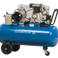 NORDBERG Компрессор поршневой с ременным приводом, объем 100 л NCE100/400