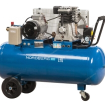 NORDBERG Компрессор поршневой с ременным приводом, объем 100 л NCE100/400