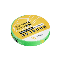 AuTech Маскирующая термостойкая лента 19 мм x 40 м 120 градусов (зелёный) Au-8219G/40