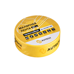 Autech Маскирующая термостойкая лента 38мм x 40м 120 градусов (жёлтый) Au-8238Y/40