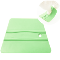 ПРОРАКЕЛЬ (Uzlex) Ракель-скребок выгонка- шпатель - Стандартная трапеция салатовая особо мягкая 21910613