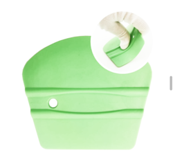 ПРОРАКЕЛЬ (Uzlex) Ракель-выгонка с закругленным краем номер 180 салатовый особо мягкий 21910614