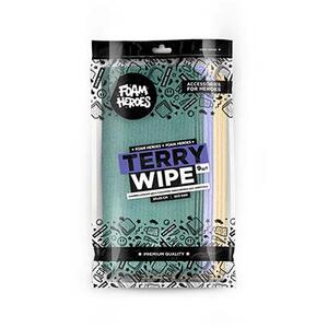 Foam Heroes универсальная двусторонняя микрофибра без оверлока Terry Wipe 35х35см (9шт) FHA027