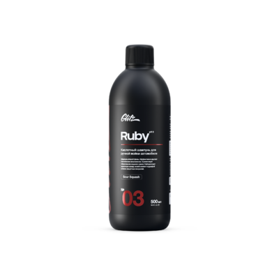 Glitz Кислотный шампунь для ручной мойки автомобиля 03 Ruby 500мл G0305