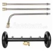 TORNADO BF-9101 Насадка прямая балка 380 мм с колёсами для мойки днища