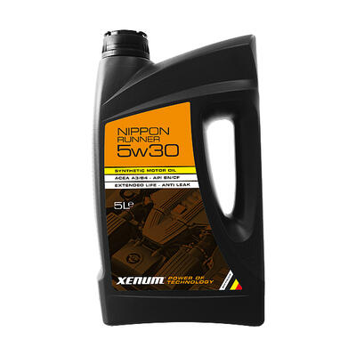 Синтетическое моторное масло для авто с большим пробегом NIPPON RUNNER 5W30 5л 1396005