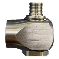 TORNADO M-00098 Поворотная муфта типа SW90 для консоли угловая G1/4M-G1/4F (нержавеющая сталь)