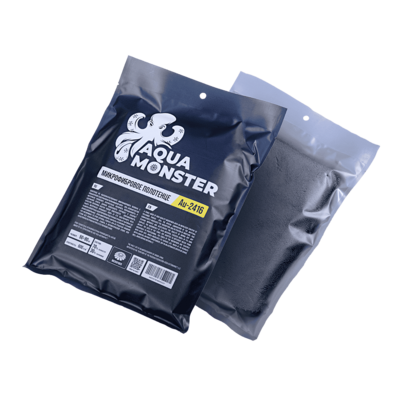 AuTech Микрофибровое полотенце 50*80 см, чёрное, 600гр/м2 для сушки авто AQUA MONSTER Au-2416