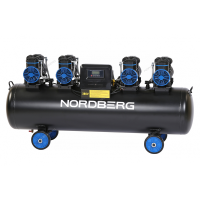 NORDBERG Компрессор безмасляный 380 В, ресивер 200 л, 1000 л/мин NCEO200/1000