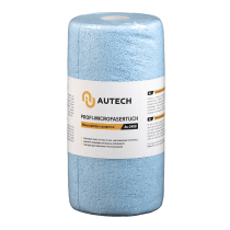 AuTesh Микрофибра салфетка 25*25 см, голубая, 200 гр/м2 PROFI-MICROFASERTUCH рулон 50 шт. Au-2408