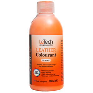 (УЦЕНКА) LeTech Краска для кожи (Leather Colourant) Orange Expert Line 200 мл