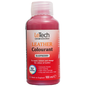 (УЦЕНКА) LeTech Краска для кожи (Leather Colourant) Raspberry Expert Line 100 мл
