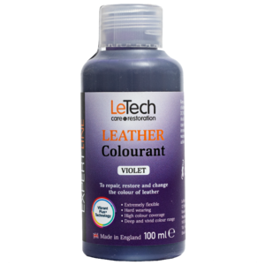 (УЦЕНКА) LeTech Краска для кожи (Leather Colourant) Violet Expert Line 100 мл