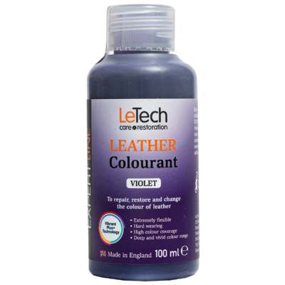 (УЦЕНКА) LeTech Краска для кожи (Leather Colourant) Violet Expert Line 100 мл