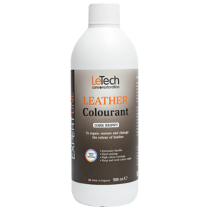 (УЦЕНКА) LeTech Краска для кожи (Leather Colourant) Dark Brown Expert Line 500 мл