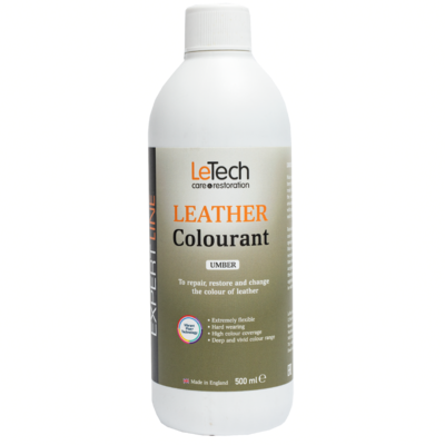 (УЦЕНКА) LeTech Краска для кожи (Leather Colourant) Umber Expert Line 500 мл