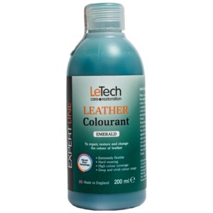 (УЦЕНКА) LeTech Краска для кожи (Leather Colourant) Emerald Expert Line 200 мл