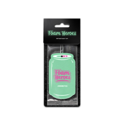 Foam Heroes Подвесной ароматизатор мятный баблгам Auramatica FHD001