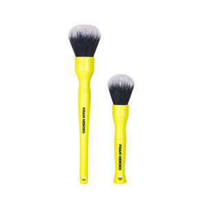 Foam Heroes Набор кисточек с косметическим ворсом (2шт) Tweaks Detailing Brushes FHA071