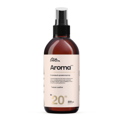 Glitz Спреевый ароматизатор 20 (B) Aroma Tuscan Leather 200 мл G20B02