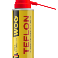WOG Тефлоновая смазка сухая диэлектрическая с модификатором скольжения (PTFE) 140 мл WGC0338