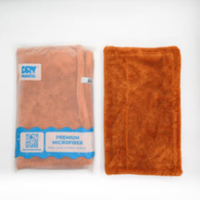 Dry Monster Полотенце для сушки двустороннее коричневое DOUBLE TWIST 50 х 80 см 1400 гр DM 5080 Standart BROWN
