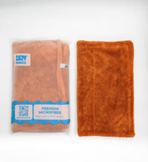 Dry Monster Полотенце для сушки двустороннее коричневое DOUBLE TWIST 50 х 80 см 1400 гр DM 5080 Standart BROWN