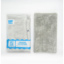 Dry Monster Полотенце для сушки двустороннее серое DOUBLE TWIST 50 х 80 см 1400 гр DM 5080 Standart GRAY