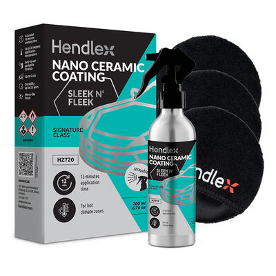 Hendlex Распыляемое нано-керамическое покрытие SLEEK N' FLEEK 200 мл AUSE200SLFLA