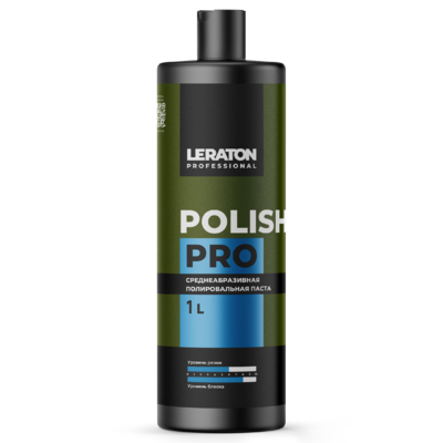 Среднеабразивная полировальная паста LERATON PROFESSIONAL Polish PRO 1 л