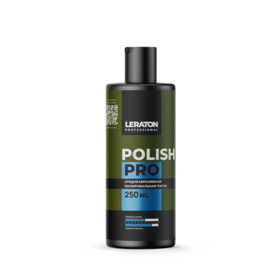 LERATON PROFESSIONAL Среднеабразивная полировальная паста Polish PRO 250 мл