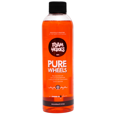 (УЦЕНКА) Foam Heroes Концентрированный очиститель шин и дисков Pure Wheels 500 мл FHB031
