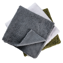 Набор двухсторонних микрофибровых полотенец 40x40 см 400 GSM (30 шт) LERATON PROFESSIONAL DOUBLE SIDE FIBERS WORK SET PRO