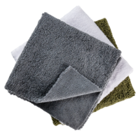 Набор двухсторонних микрофибровых полотенец 40x40 см 400 GSM (30 шт) LERATON PROFESSIONAL DOUBLE SIDE FIBERS WORK SET PRO